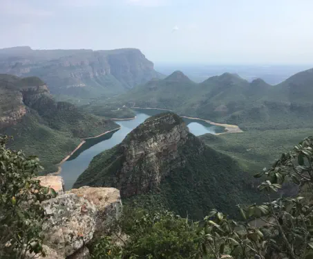 The Blyde RIver Canyon viewpoint seen on Panorama Travel Package